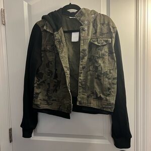 Highway Jeans Olive and Black Jacket